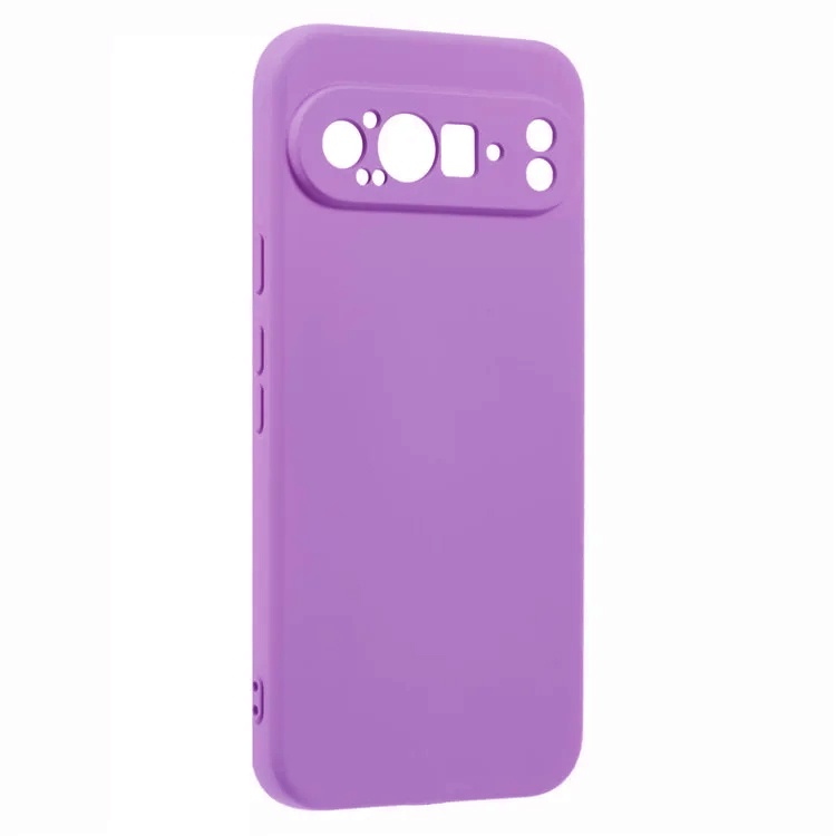 Husa pentru Google Pixel 9 Pro XL din Silicon Catifelat, Protectie Premium, Skyddar SoftElegance - Mov - 5