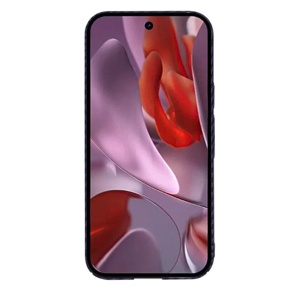 Husa pentru Google Pixel 9a, Finisaj Premium cu Textura de Carbon, Design Elegant, SKDR CarbonFlex - Mov - 1 | YEO