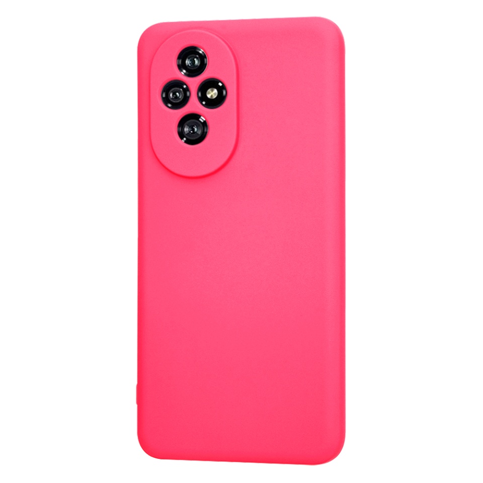 Husa pentru Honor 200 din Silicon Catifelat, Protectie Premium, Skyddar SoftElegance - Fucsia - 2 | YEO