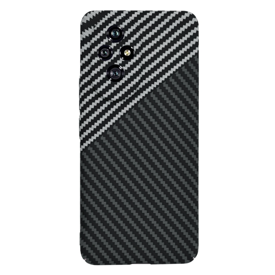 Husa pentru Honor 200, Finisaj Premium cu Textura de Carbon, Design Elegant, SKDR CarbonFlex - Gri - 1 | YEO