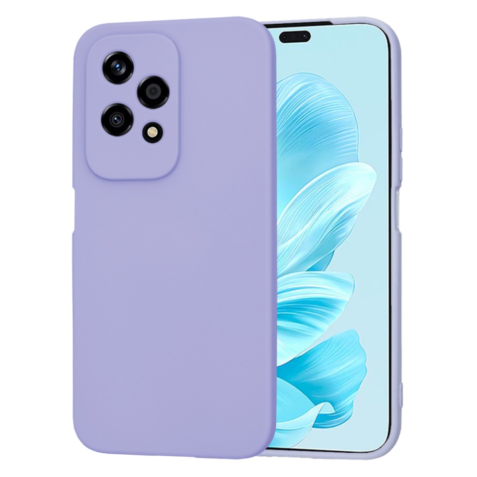 Husa pentru Honor 200 Lite din Silicon Catifelat, Protectie Premium, Skyddar SoftElegance - Violet