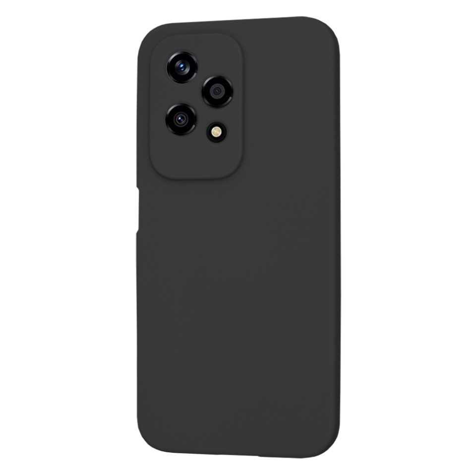 Husa pentru Honor 200 Lite din Silicon Catifelat, Protectie Premium, Skyddar SoftElegance - Negru - 2 | YEO