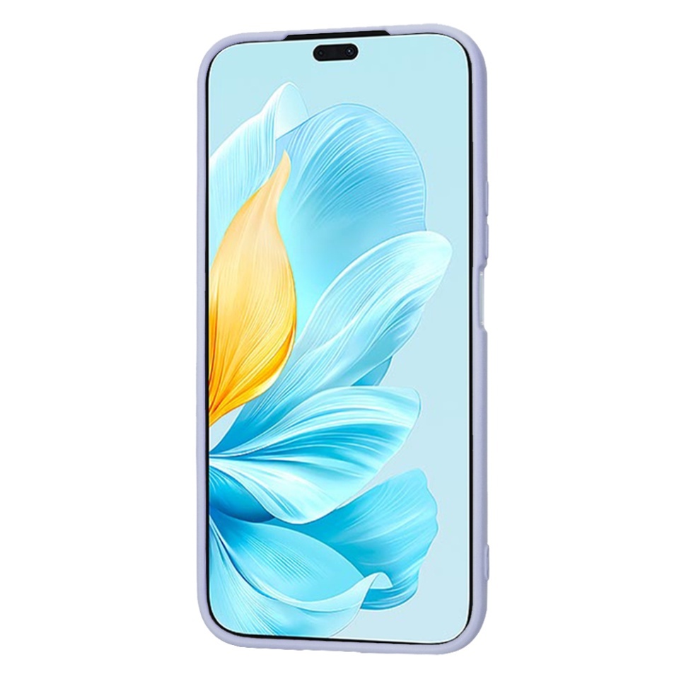 Husa pentru Honor 200 Lite, SKYDDAR INNOVATION, din Silicon Catifelat, SoftElegance, set cu sticker, Violet - 1 | YEO