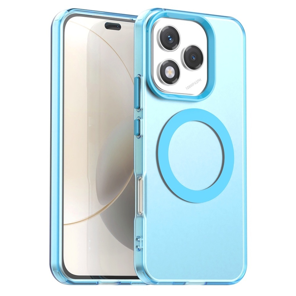 Husa pentru Honor 400 Lite, SKYDDAR INOVATION, CandyCase, Magsafe, set cu sticker, Albastru