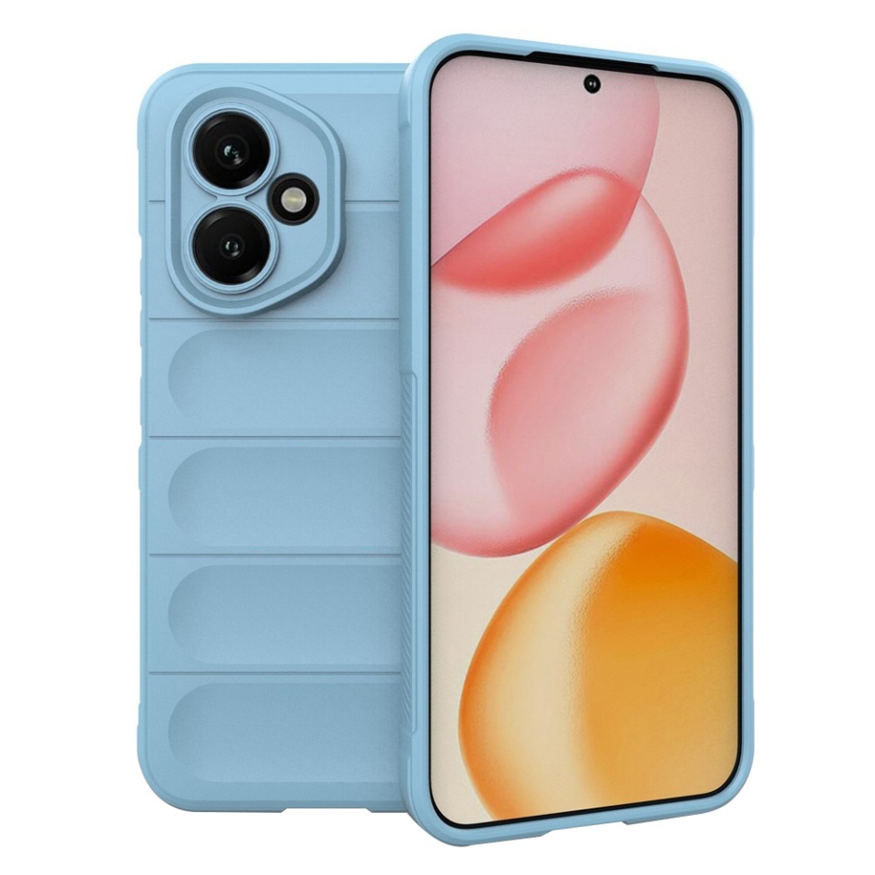 Husa pentru Honor 400, SKYDDAR INNOVATION, Magic Shield, din Silicon Mat, set cu sticker, Bleu