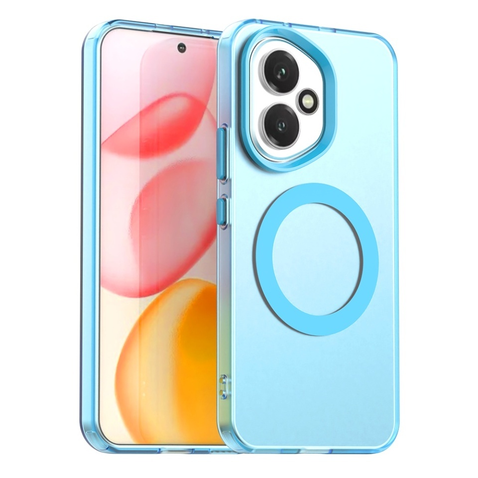 Husa pentru Honor 400, SKYDDAR INOVATION, CandyCase, Magsafe, set cu sticker, Albastru