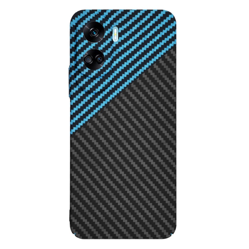 Husa pentru Honor 90 Lite, Finisaj Premium cu Textura de Carbon, Design Elegant, SKDR CarbonFlex - Bleu - 1 | YEO