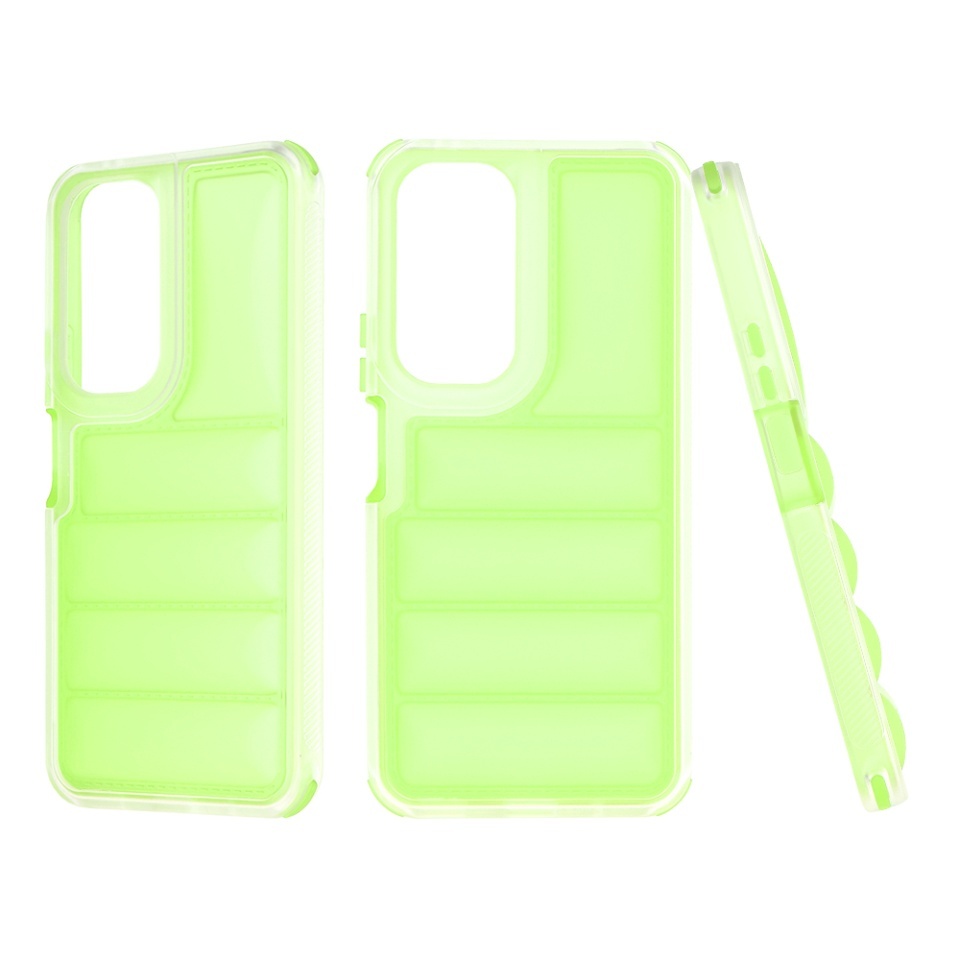 Husa pentru Honor 90 Lite, Skyddar Luxury Waves, Verde - 3 | YEO