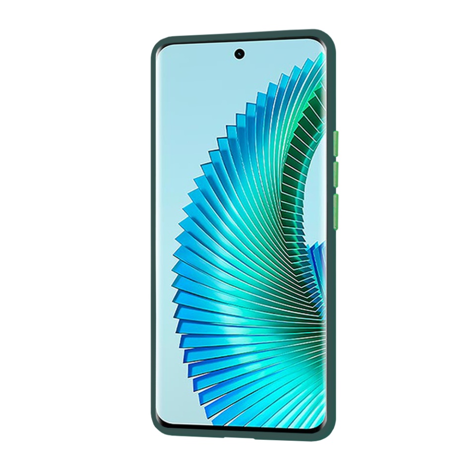 Husa pentru Honor Magic6 Lite, ce Absoarbe Cele mai Aspre Socuri, Skyddar Frosted - Verde inchis - 2 | YEO