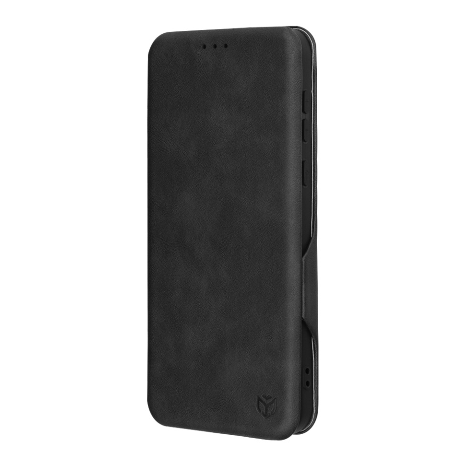 Husa pentru Honor Magic7 Pro, SKYDDAR INNOVATION, Safe Wallet tip carte din Piele Ecologica, Suport Carduri, Inchidere Magnetica, Negru, set cu sticker - 3 | YEO
