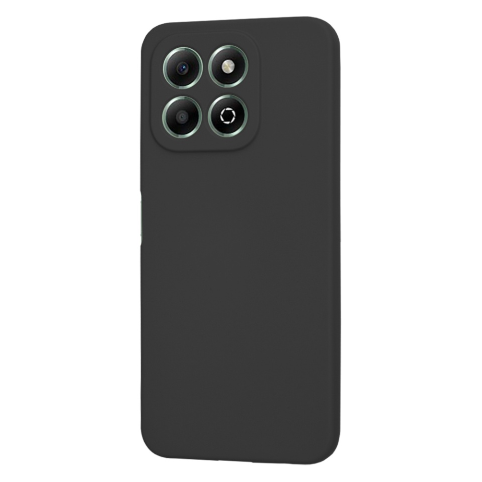 Husa pentru Honor X6b din Silicon Catifelat, Protectie Premium, Skyddar SoftElegance - Negru - 3 | YEO