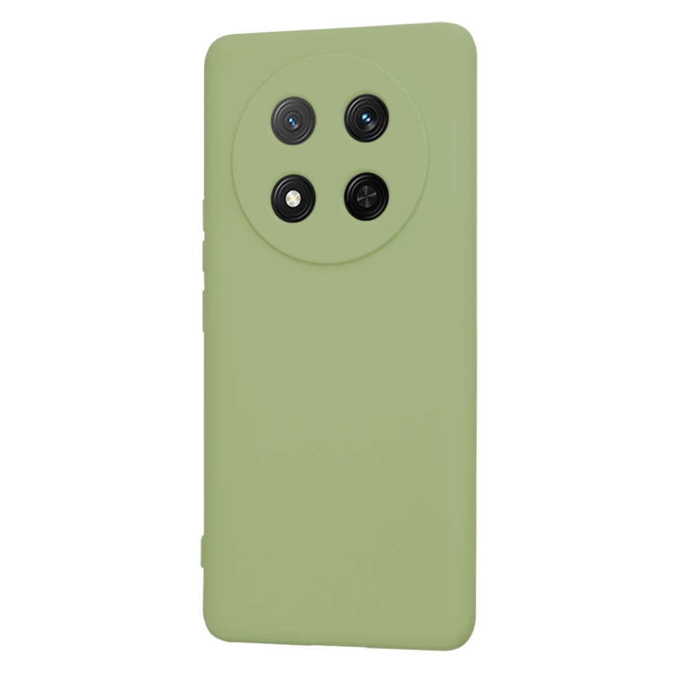 Husa pentru Honor X9c / Magic7 Lite din Silicon Catifelat, Protectie Premium, Skyddar SoftElegance - Verde - 2 | YEO