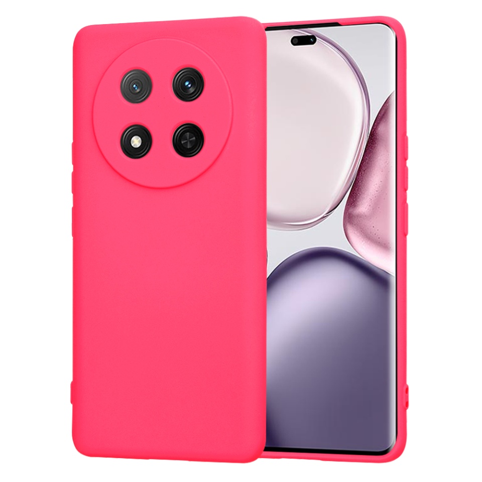 Husa pentru Honor X9c / Magic7 Lite din Silicon Catifelat, Protectie Premium, Skyddar SoftElegance - Fucsia