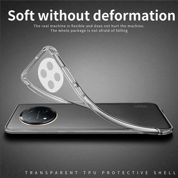 Husa pentru Honor X9c / Magic7 Lite din silicon transparent, SKDR ClearGuard - Transparent - 3 | YEO