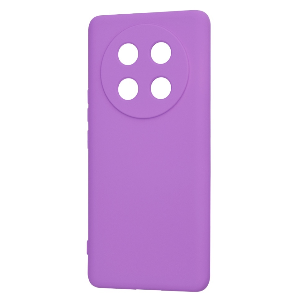 Husa pentru Honor X9c / Magic7 Lite, SKYDDAR INNOVATION, din Silicon Catifelat, SoftElegance, set cu sticker, Mov - 3 | YEO