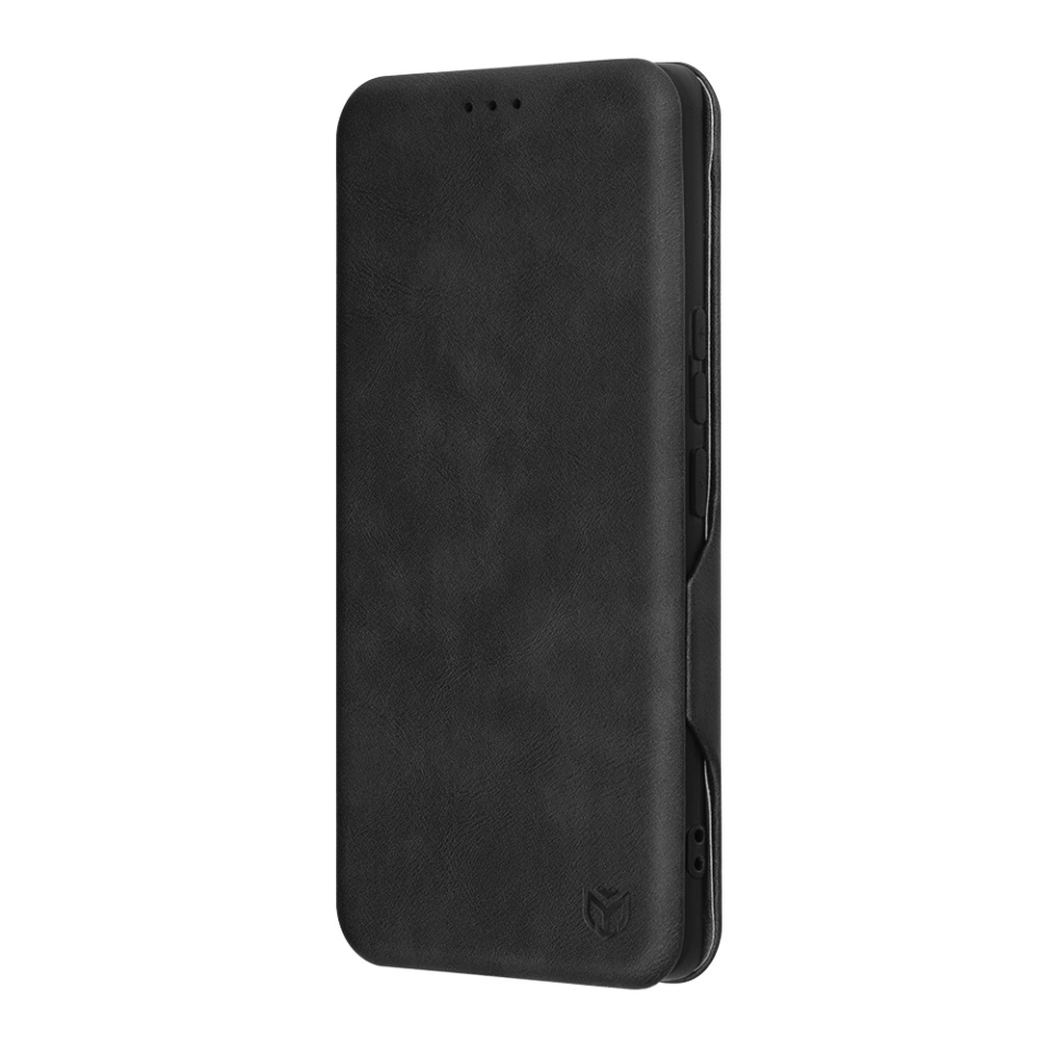 Husa pentru Honor X9c / Magic7 Lite, SKYDDAR INNOVATION, Safe Wallet tip carte din Piele Ecologica, Suport Carduri, Inchidere Magnetica, Negru, set cu sticker - 3 | YEO