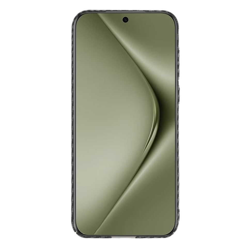 Husa pentru Huawei Pura 70 Ultra, Finisaj Premium cu Textura de Carbon, Design Elegant, SKDR CarbonFlex - Negru - 2 | YEO