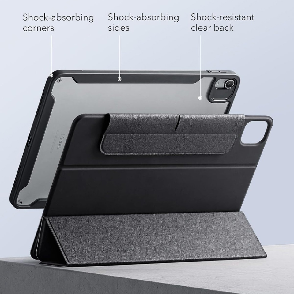 Husa pentru iPad Air 4 (2020) / Air 5 (2022) / Air 11 (2024) / Air 11 (2025), tip Carte, Rebound Hybrid ESR - Roz - 6