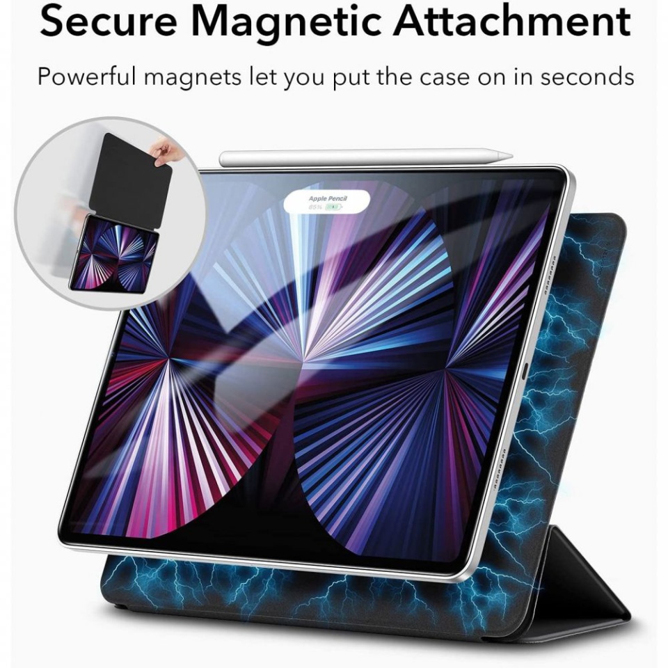 Husa pentru iPad Pro 11 (2018 / 2020 / 2021 / 2022), tip Carte, Rebound Magnetic ESR - Albastru - 3 | YEO