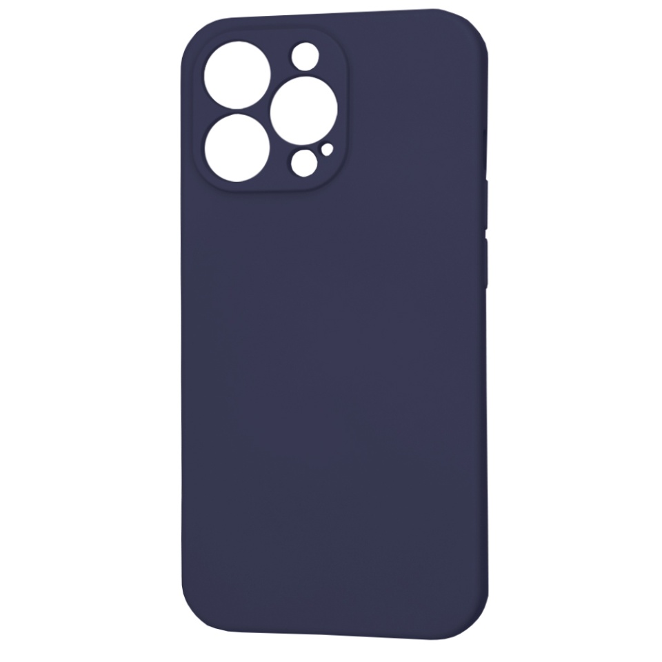 Husa pentru iPhone 13 Pro din Silicon Catifelat, Protectie Premium, Skyddar SoftElegance MagSafe - Bleumarin - 1 | YEO