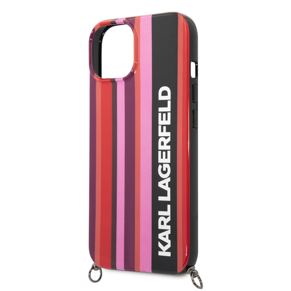 Husa pentru iPhone 14 Hardcase, Karl Lagerfeld - Roz - 2 | YEO