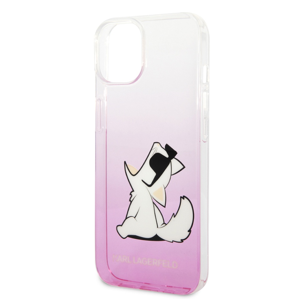 Husa pentru iPhone 14 Plus Hardcase, Karl Lagerfeld - Roz - 1 | YEO