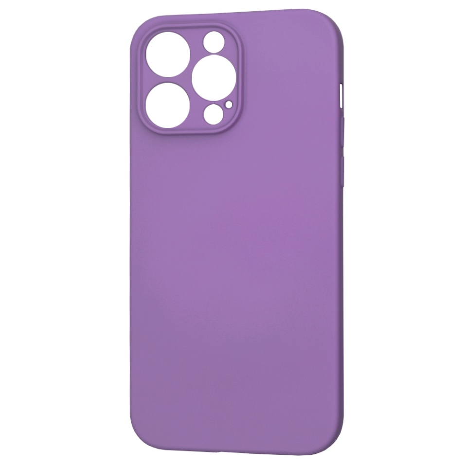Husa pentru iPhone 14 Pro Max din Silicon Catifelat, Protectie Premium, Skyddar SoftElegance MagSafe - Mov - 1 | YEO