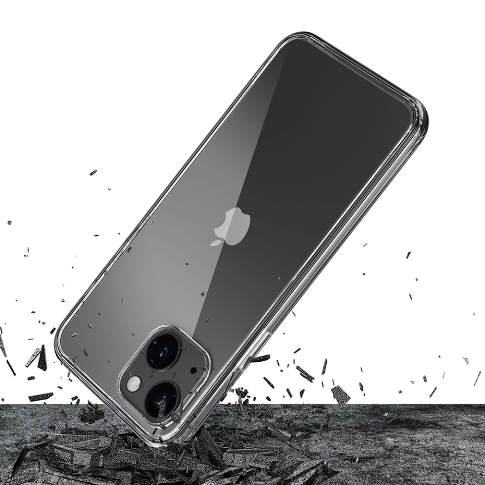 Husa pentru iPhone 15, din silicon, 3mk Clear Case, Transparent - 3 | YEO