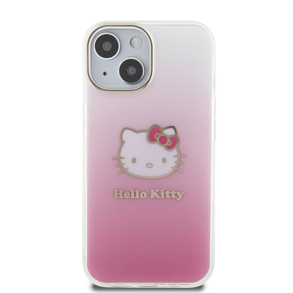 Husa pentru iPhone 15, Hardcase IML, Hello Kitty - Roz - 2 | YEO