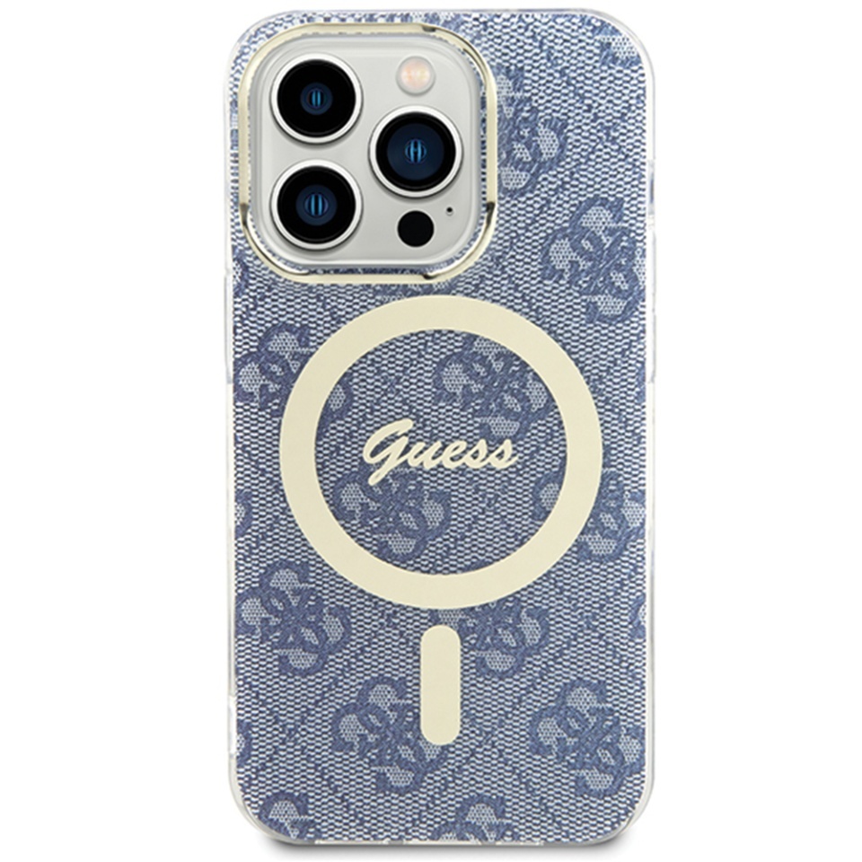 Husa pentru iPhone 15, IML 4G MagSafe, Guess - Albastru - 1 | YEO