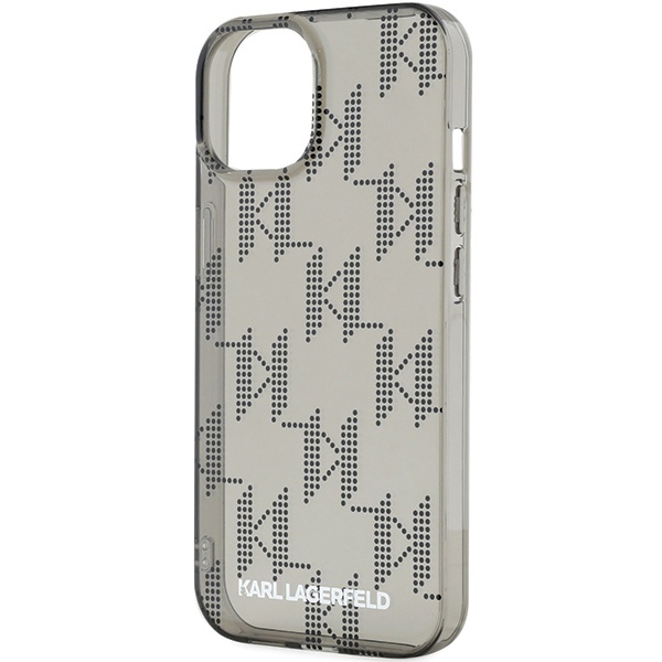 Husa pentru iPhone 15 IML Luxury, Karl Lagerfeld - Negru - 2 | YEO