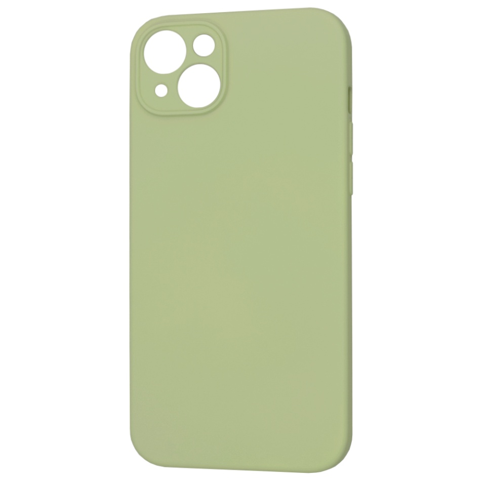 Husa pentru iPhone 15 Plus, SKYDDAR INNOVATION, din Silicon Catifelat, SoftFlex Magsafe, Verde, set cu sticker - 2 | YEO