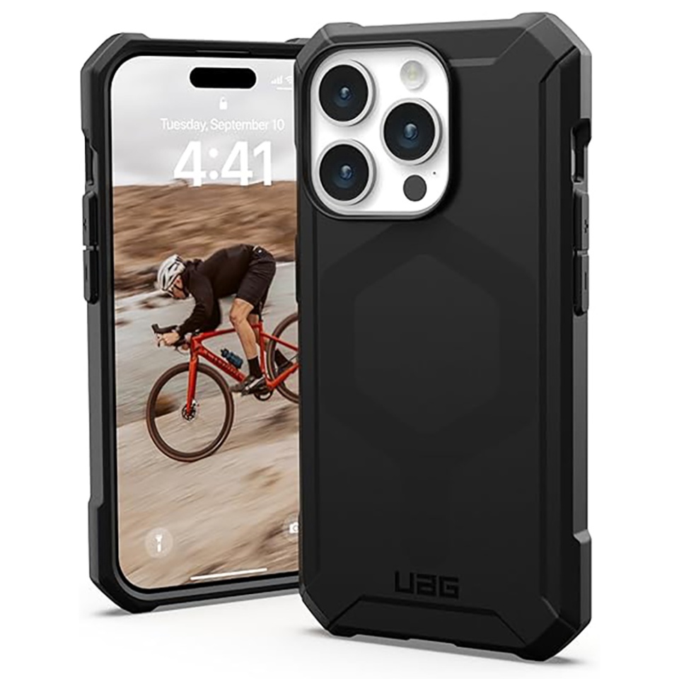 Husa pentru iPhone 15 Pro, Essential Armor MagSafe, UAG - Negru