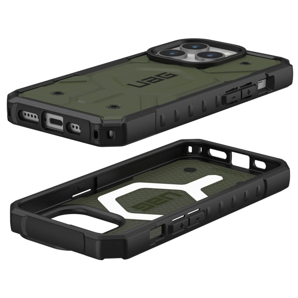 Husa pentru iPhone 15 Pro Max, Pathfinder MagSafe, UAG - Verde - 1 | YEO