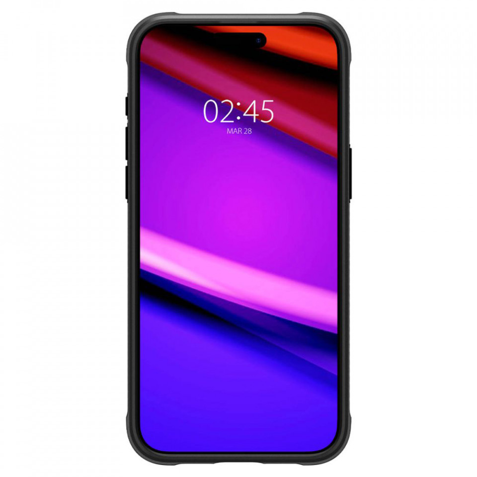 Husa pentru iPhone 15 Pro Max, Spigen Rugged Armor MagSafe - Negru - 3 | YEO