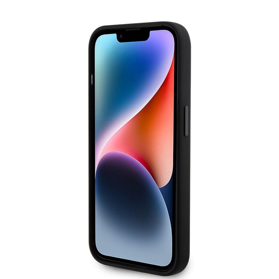 Husa pentru iPhone 15 Pro, Silicone, Karl Lagerfeld, Negru - 2 | YEO