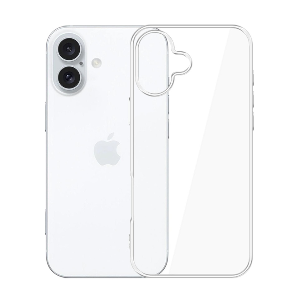 Husa pentru iPhone 16, din silicon, 3mk Clear Case, Transparent - 2 | YEO
