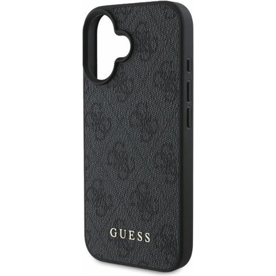 Husa pentru iPhone 16, Hardcase 4G Classic, Guess, Negru - 3 | YEO