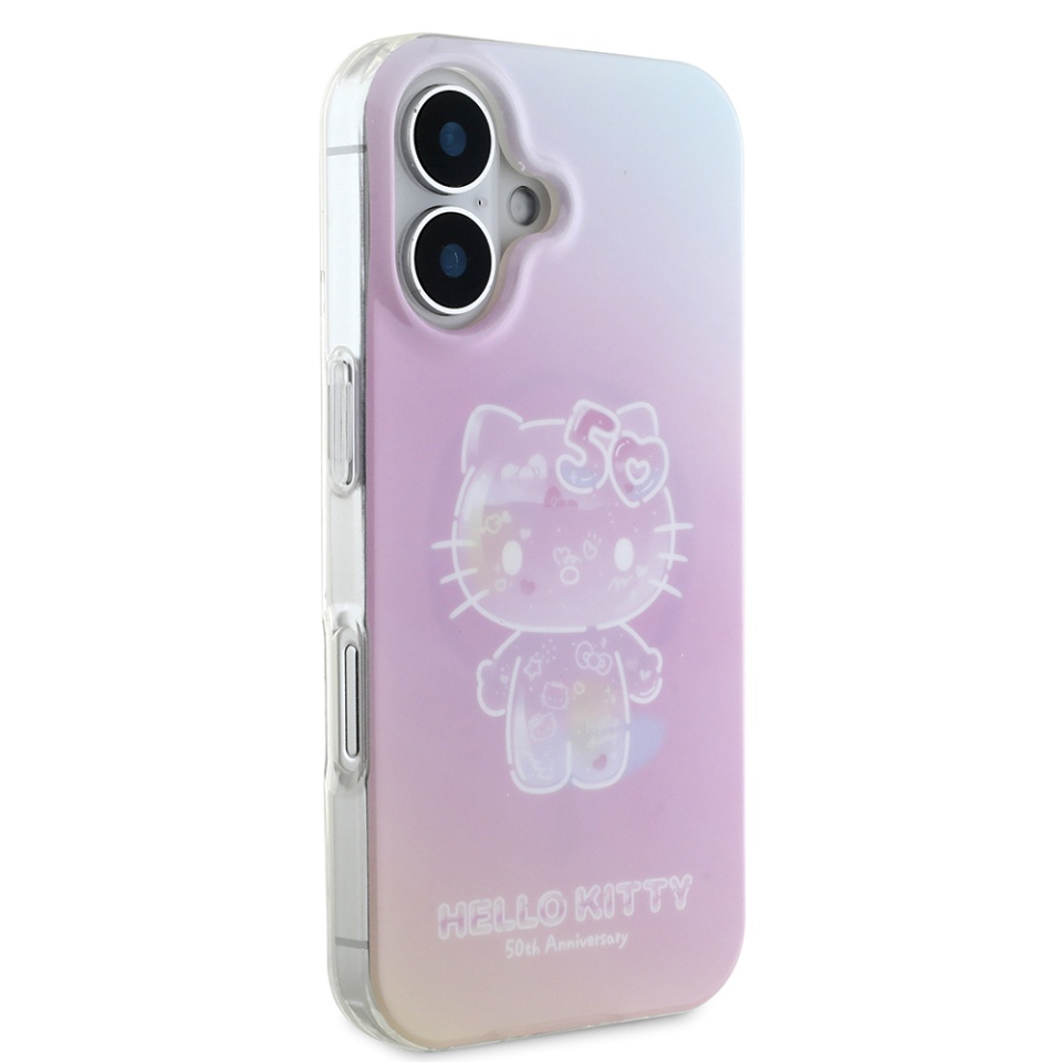 Husa pentru iPhone 16, Hardcase IML, Hello Kitty - Roz - 2 | YEO