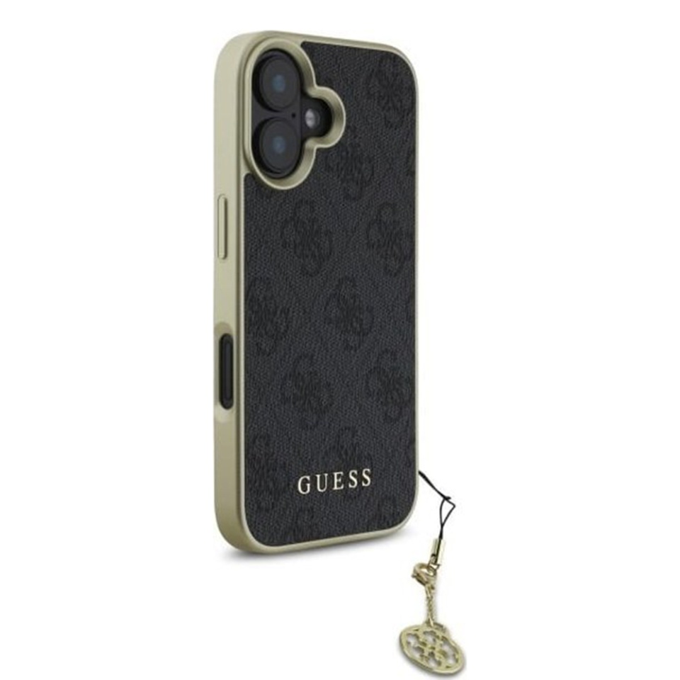 Husa pentru iPhone 16 Plus Hardcase 4G Charm, Guess - Negru - 2 | YEO