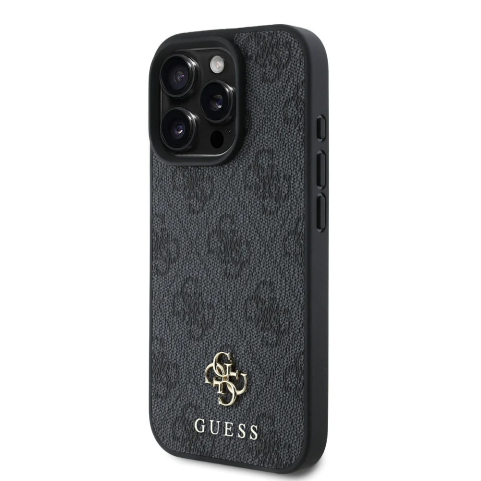 Husa pentru iPhone 16 Pro, Guess, Hardcase 4G Classic MagSafe, Negru - 2 | YEO