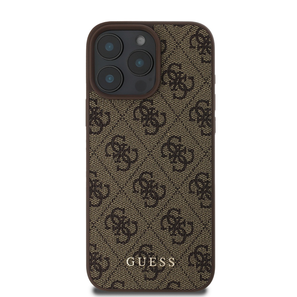 Husa pentru iPhone 16 Pro Max, Hardcase 4G Classic, Guess, Negru - 1 | YEO