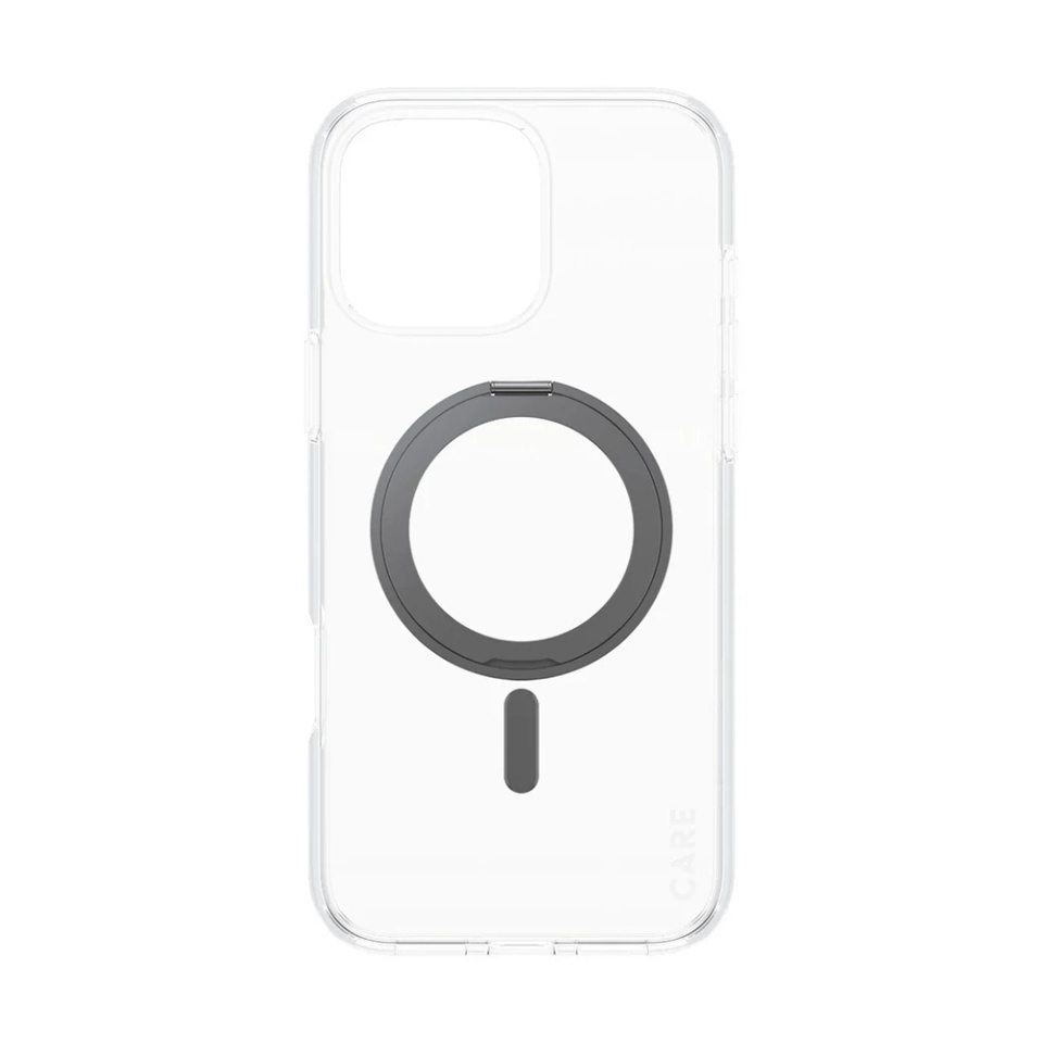Husa pentru iPhone 16 Pro Max, PanzerGlass, MagSafe Kickstand si Protectie Camera, Margini Intarite Anti-Soc, Design Slim, Transparent - 1 | YEO