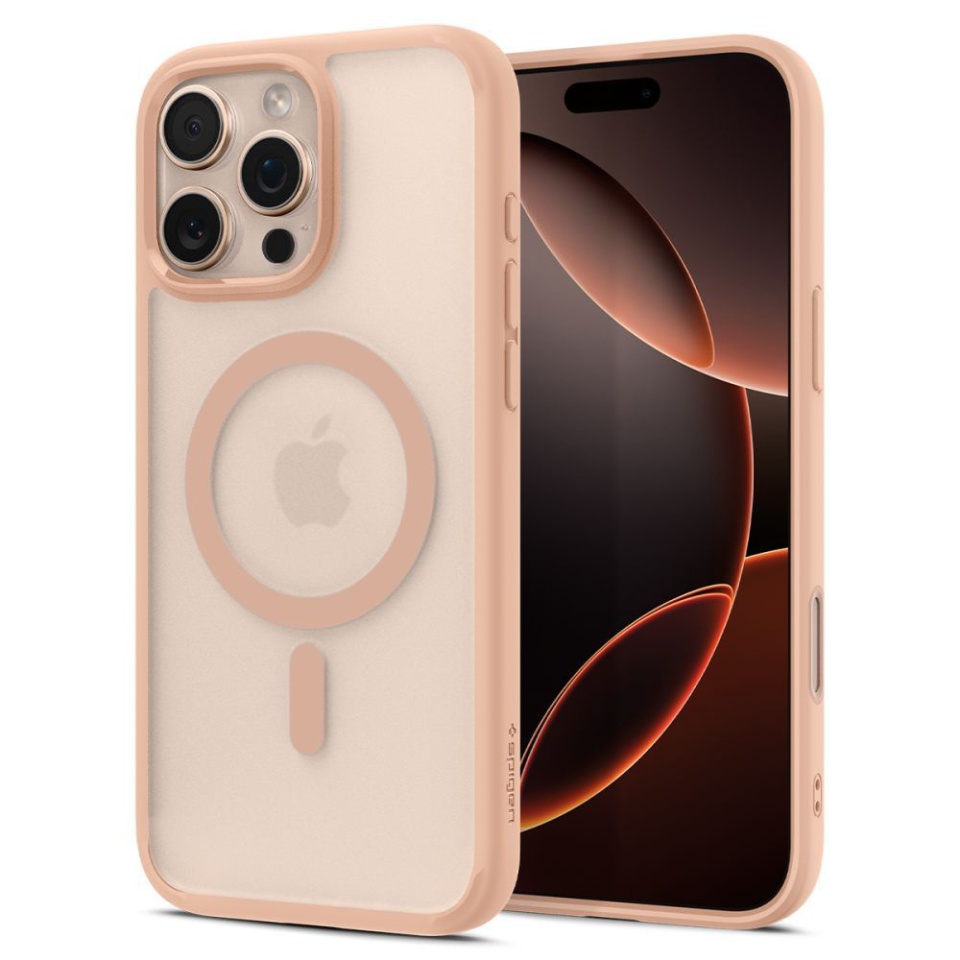 Husa pentru iPhone 16 Pro Max, Ultra Hybrid T MagSafe, Spigen - Roz