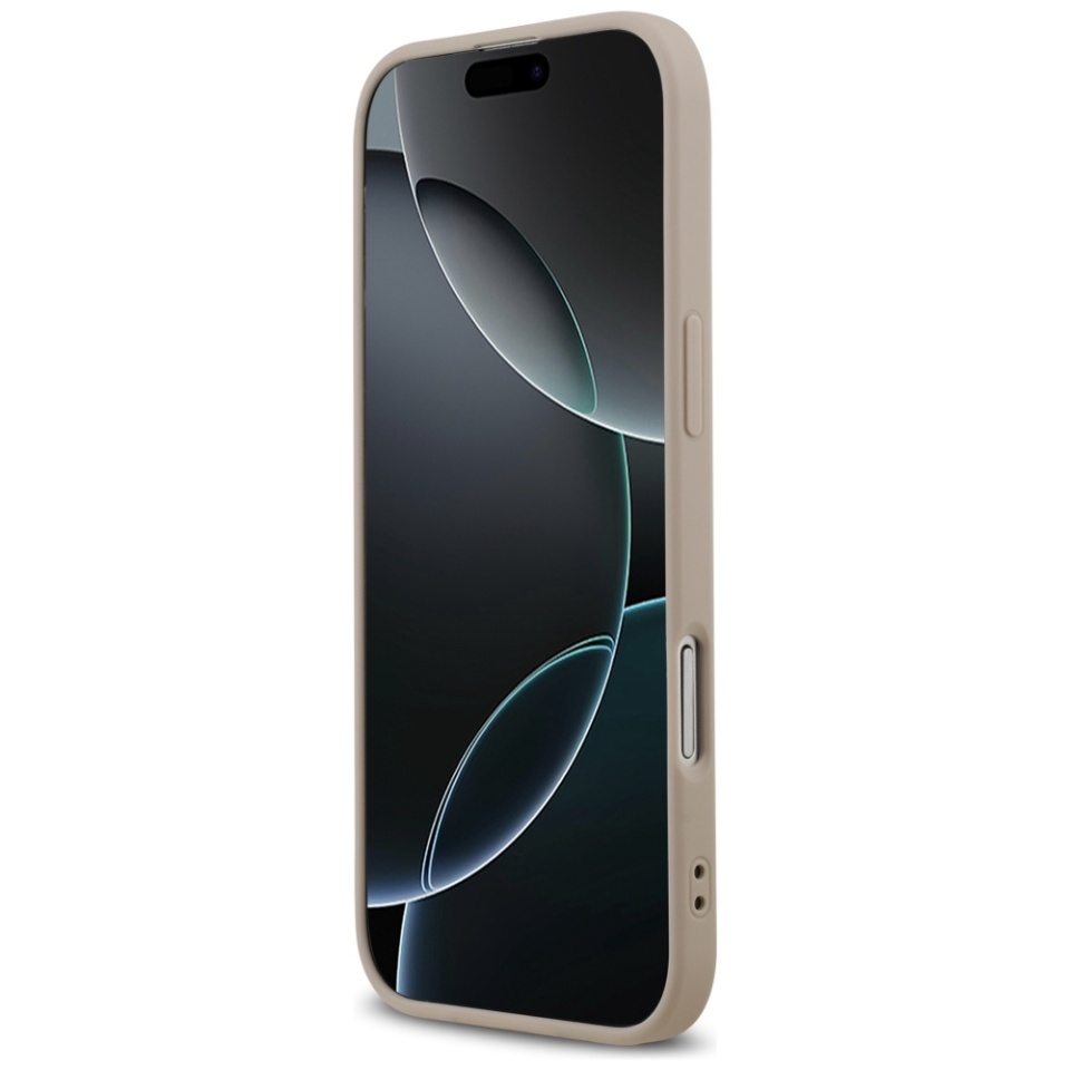 Husa pentru iPhone 17 Air, 4G Ring Classic Logo MagSafe, Guess, Roz - 2 | YEO