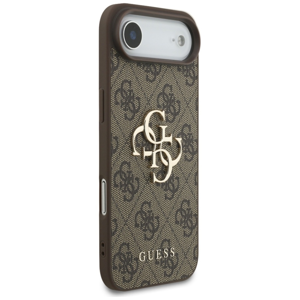 Husa pentru iPhone 17 Air, Guess Hardcase 4G Big Logo, Protectie Slim, Compatibila, Maro - 2 | YEO