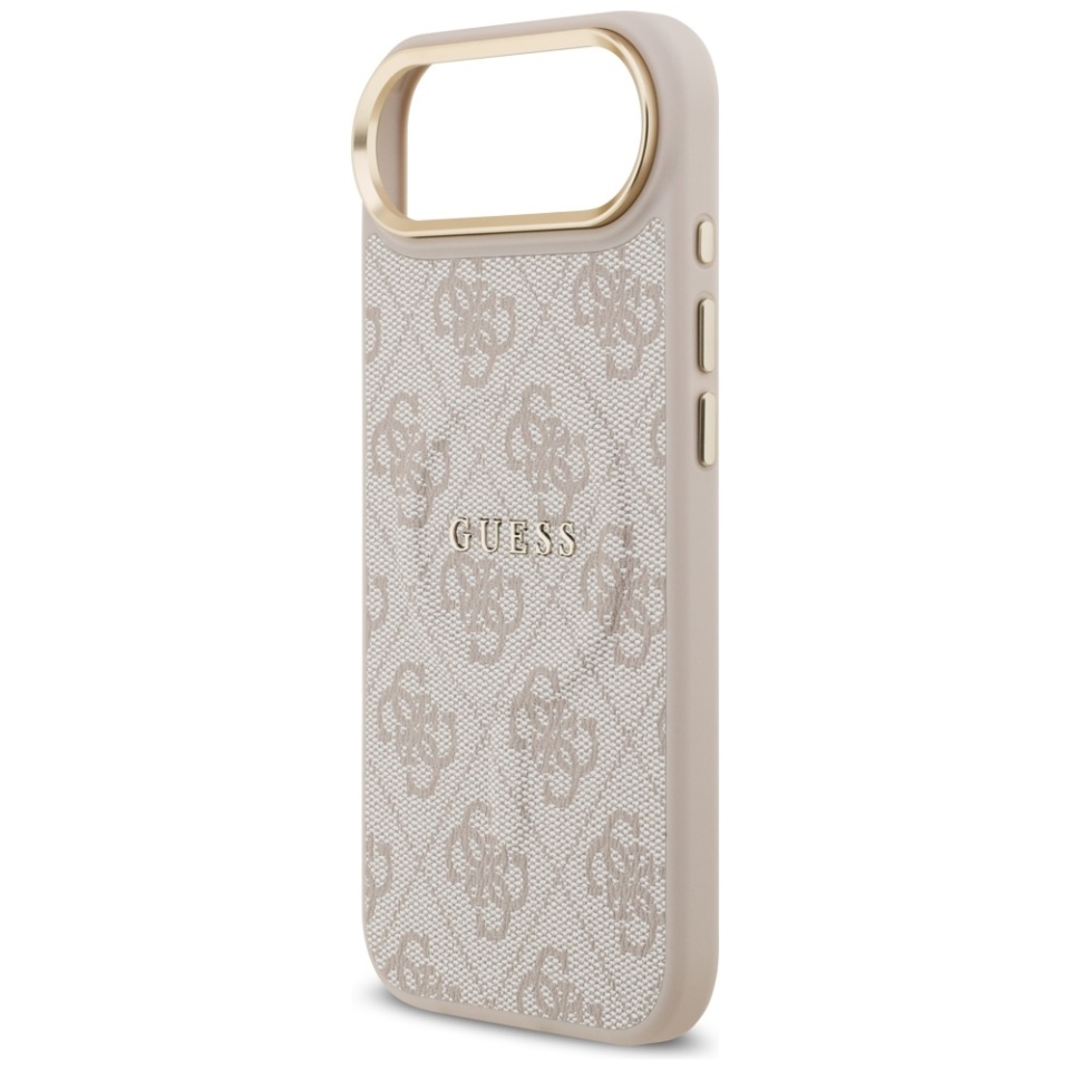 Husa pentru iPhone 17 Air, Guess, Hardcase 4G Classic MagSafe, Roz - 3 | YEO