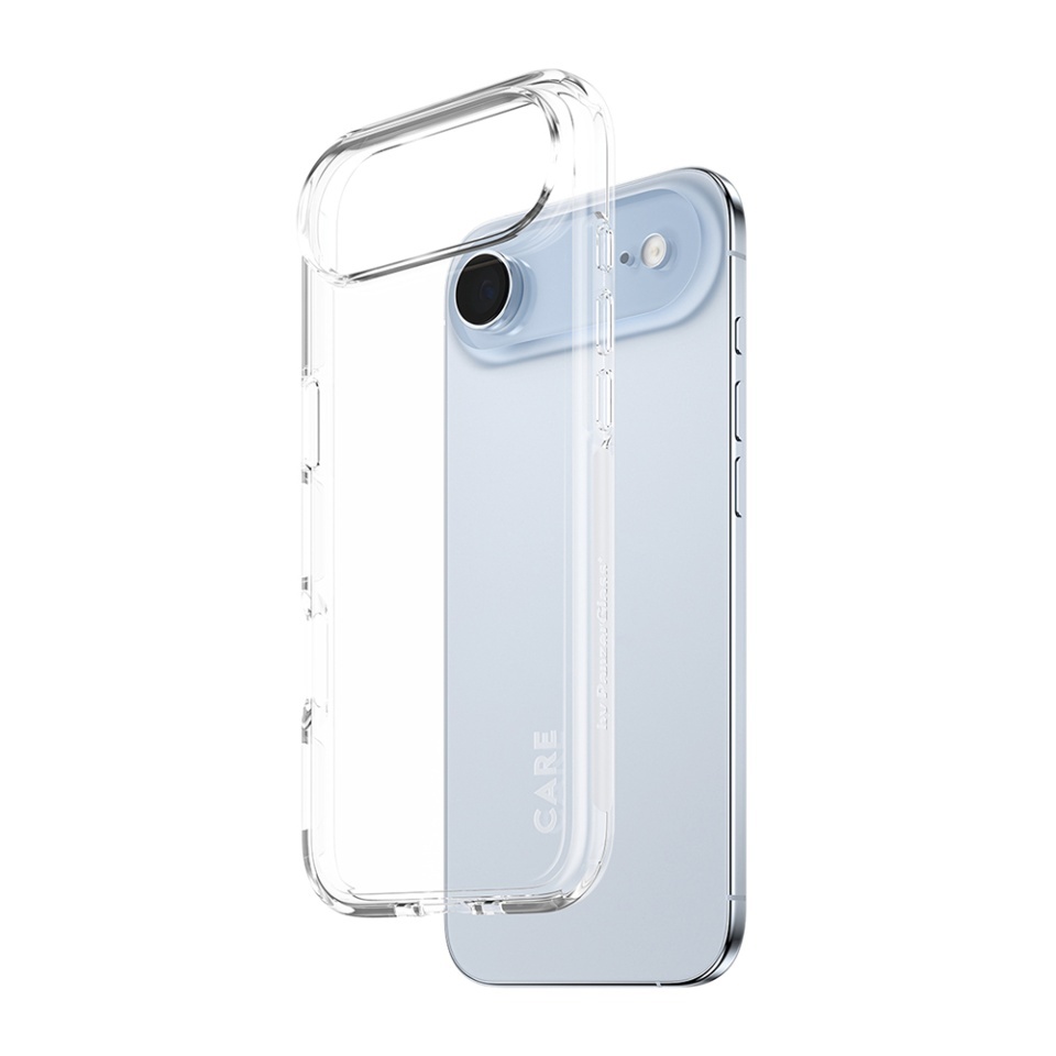 Husa pentru iPhone 17 Air, PanzerGlass, CARE Flagship Urban Explorer, Anti-Soc 4.8m, Anti-Ingalbenire, Design Slim, Compatibila MagSafe, Transparenta