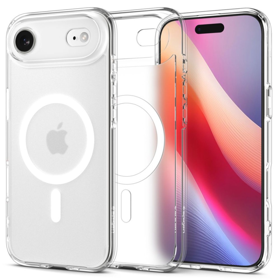 Husa pentru iPhone 17 Air, Ultra Hybrid T MagSafe, Spigen, Alb
