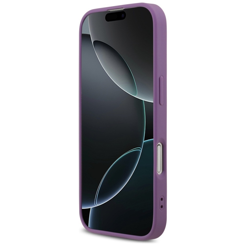 Husa pentru iPhone 17, Glitter Fixed Big 4G, Protectie Slim, Guess, Violet - 2 | YEO